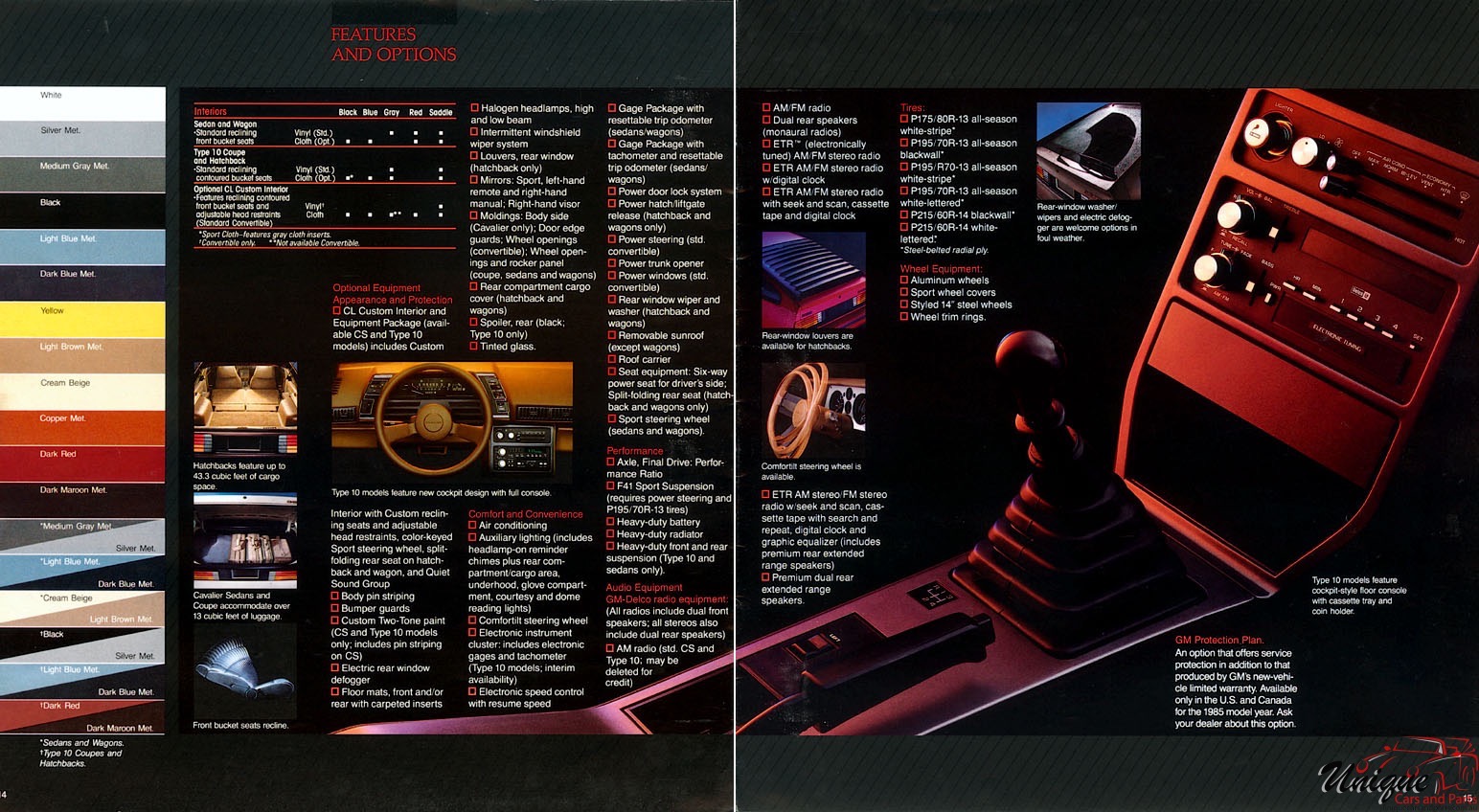 1985 Chevrolet Cavalier Brochure Page 9